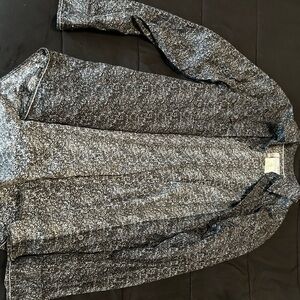 Panhandle Black and White Paisley Shirt